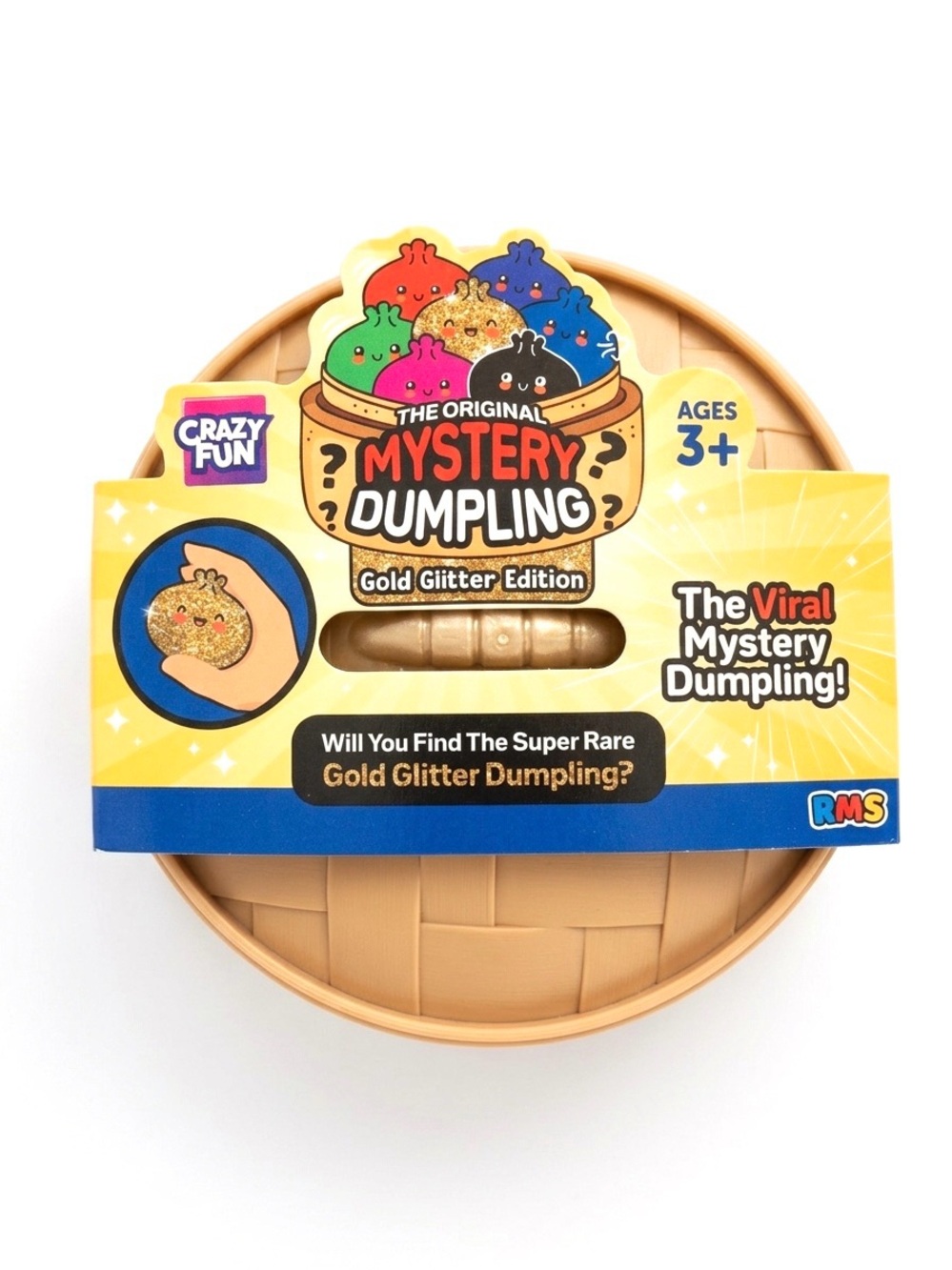 The Original Mystery Dumpling ✨ Gold Glitter Edition RMS Authentic NEW Sealed